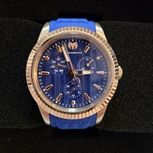 Technomarine Blue and Rose Gold Watch